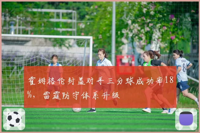 霍姆格伦封盖对手三分球成功率18%，雷霆防守体系升级